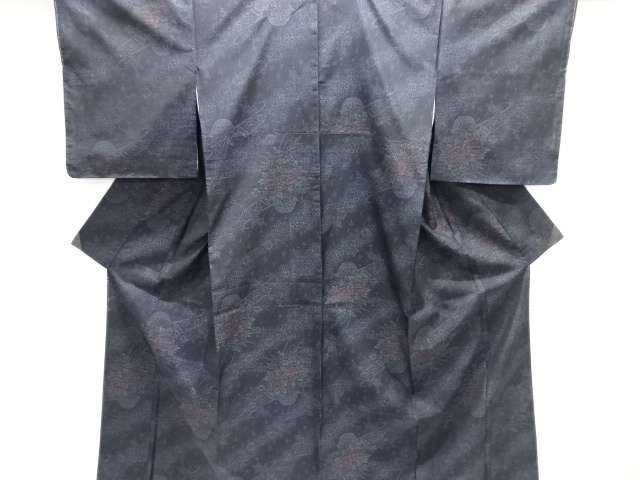 Japanese Kimono / Tsumugi Omeshi Silk
